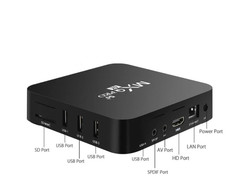 MXQ Pro 5G 4K UCD Android TV Box, Internet TV 64 Bit HEVC H265 Quad Core