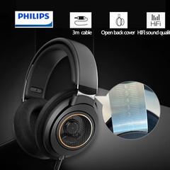 Philips Wired Over Ear Studio Headphones Comfort Fit SHP9600 50 mm Driver