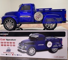 Solar Charging Chevy 3100 Pickup Truck Portable Bluetooth Speaker w/FM Radio BL
