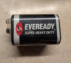 EVEREADY Super Heavy Duty Lantern Battery 6V 6 Volt 1209 High Performance