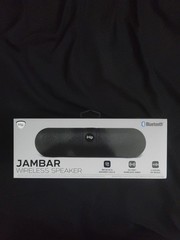 Jambar Wireless Speaker Bluetooth, Black 30ft Wireless Area 2 Hours Small Black