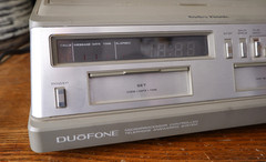 1981 VTG Y2K RadioShack DUOFONE Dual Cassette Answering Machine 43-248