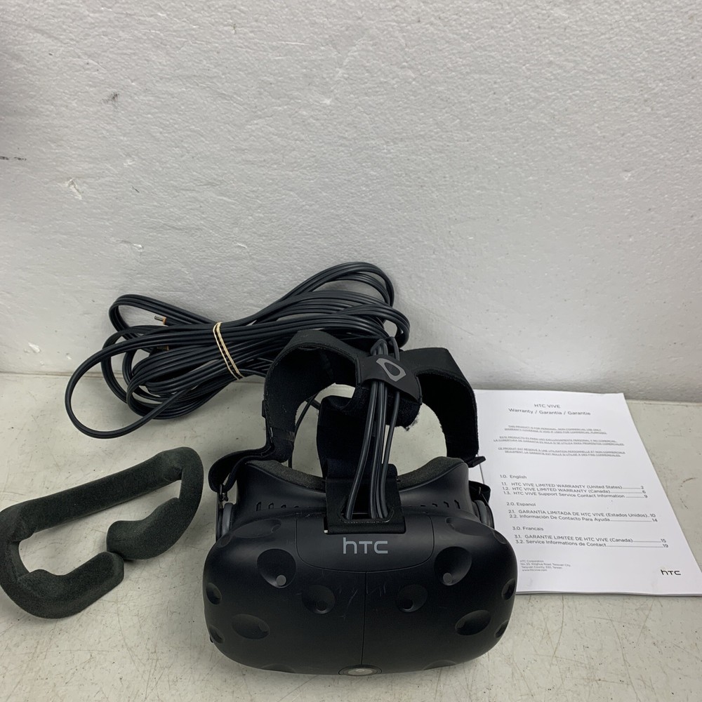 HTC Vive Virtual Reality Headset Only With Cables (99HAHZ024-00)
