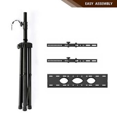 Universal Outdoor Tripod TV Stand with Mount Tilt Adjustable up to 70″