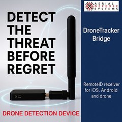 Drone Detection & Tracker Bridge – Handheld Remote ID Receiver for iOS & Android