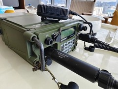 IN US FCS PRC 117G Military Tactical Surplus Vehicle Radio with Handmic KDU Set