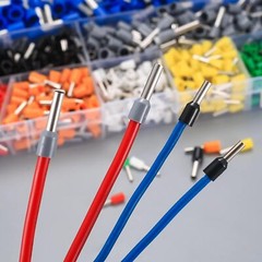 2800/1200PCS Wire Ferrule Terminals Kit Copper Crimp Insulated Cord End Terminal