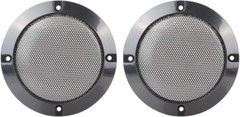 2pcs 4 Inches Metal Glossy Audio Speaker Cover Mesh Subwoofer Grill Horn Guard D