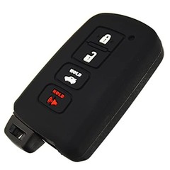 Silicone Remote Key Fob Cover Protector for 4 Buttons 3pcs,Black,Blue,Red