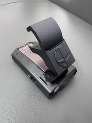 Chevy Corvette C6 rear view mirror radar detector mount – Escort / Uniden