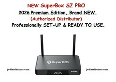 2026 SUPERBOX S7 PRO Android TV Box – Easy to Use – FREE Setup Authorized Sales