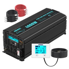 GIANDEL Pure Sine Wave 4000W Inverter DC12V to AC110V 120V with LCD Display