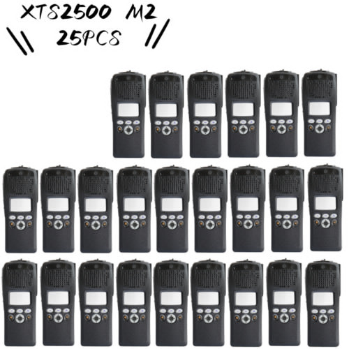 25PC PMLN4791 Black Front Replacement Housing Cover For XTS2500 Model 2 Radio
