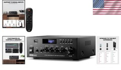 Home Audio Amplifier with Bluetooth 5.3, 300W Peak]