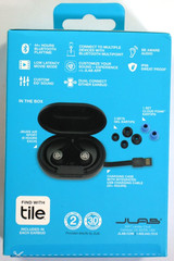 JLab JBuds Air Sport True Wireless Earbuds with Ear-Hooks – Black (3rd Gen)