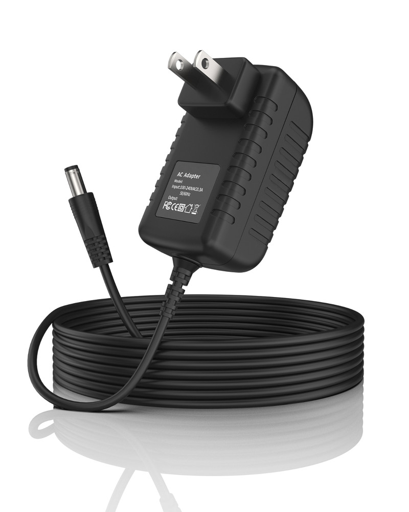 24V 1A AC/DC Switching Power Supply Adapter with 5.5×2.1mm & 2.5mm Adapter Plugs