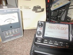 Icom IC-7100M all mode Ham Radio Transceiver Working