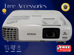 Epson PowerLite 99WH 3LCD Projector iProjection App Compatible 3000 Lumens 4K 🎬