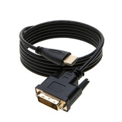 DVI-D Male to HDMI Male Cable Gold 24+1 HDTV PC 1.5ft 3ft 6ft 10ft 15ft 25f 50ft