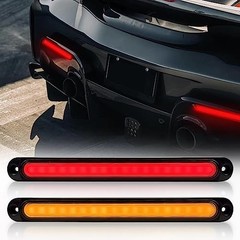2 Pack 10″ LED Trailer Tail Light Bar Brake Stop Sequential Turn Signal