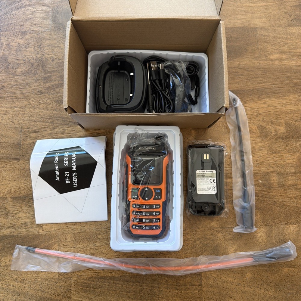 Baofeng Radio UV-21R Ham Radio Handheld Long Range Two Way – NEW IN BOX