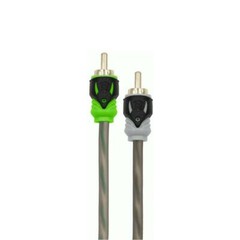 Raptor R5R18IN – Pro Series 1.5′ 2-Channel Visible Dual Twist Audio RCA Cable