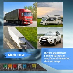35 Piece MIXED Fuse AUTO Car Motorbike 5 7.5 10 15 20 25 30 D4C64471
