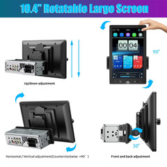 1 DIN DVD CD Car Stereo Radio MP3 Player Bluetooth FM USB AM AUX In-dash RDS