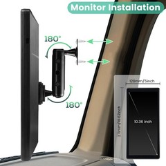 10.36″ Monitor R L Side Electronic Rear View Mirror Camera trucks/trailers/buses