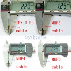 IPX5 MHF5 to SMA Cable Male Plug Coaxial Pigtail Coax 5cm 1M 2M 3M 5M 7M 10M Lot