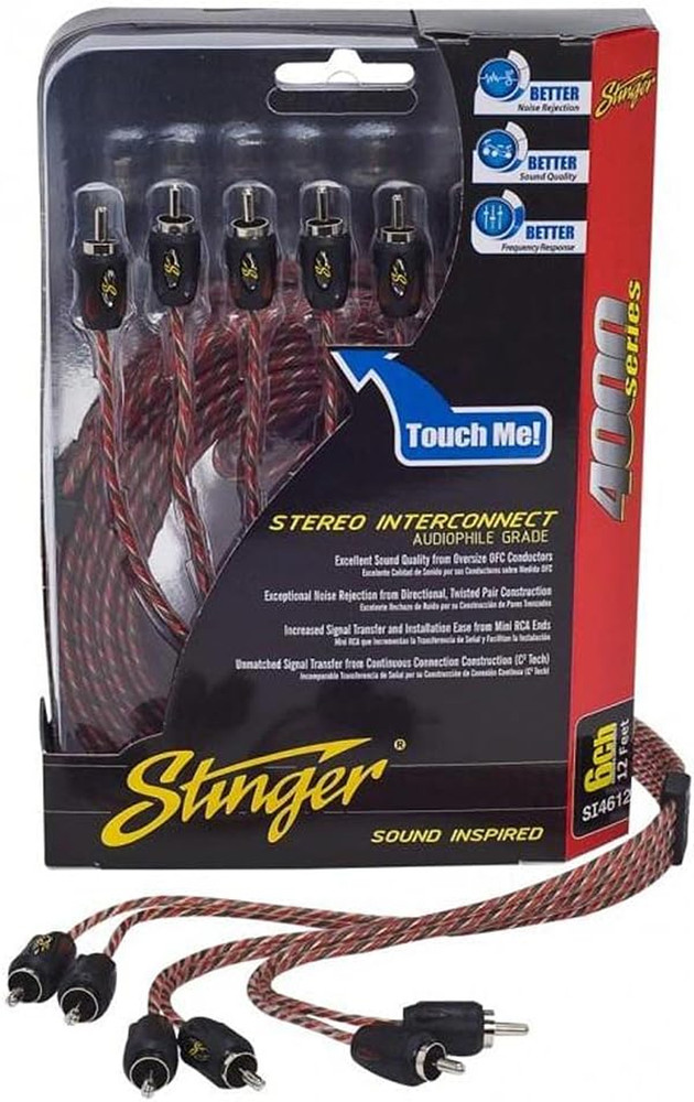 SI4620 20 -Foot of 6-Channel 4000 Series RCA Interconnect Cables