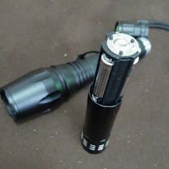2x Cylindrical 3 AAA Plastic Battery Holder Adapter Case Box For Flashlight Lamp
