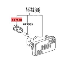 iJDMTOY Par gris OE-Spec W5W 2823 2825 señal de faro delantero/luz trasera,