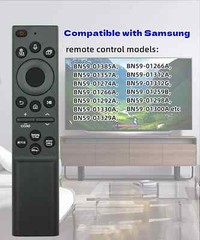 NEW Samsung Smart TV Voice Remote Control for BN59-01385A Netflix & Prime button