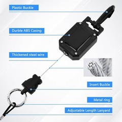 Durable Retractable Microphone Keeper for Truck Drivers – Adjustable & Safe
