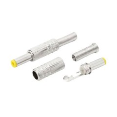 20pcs DC Power Jack 5.5mm x 2.5mm Male Plug Adapter Connector W/ Metal Handle US