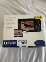 Epson P-2000 3.8″ LCD Digital Multimedia Viewer 40 GB SD Compact Flash Open Box