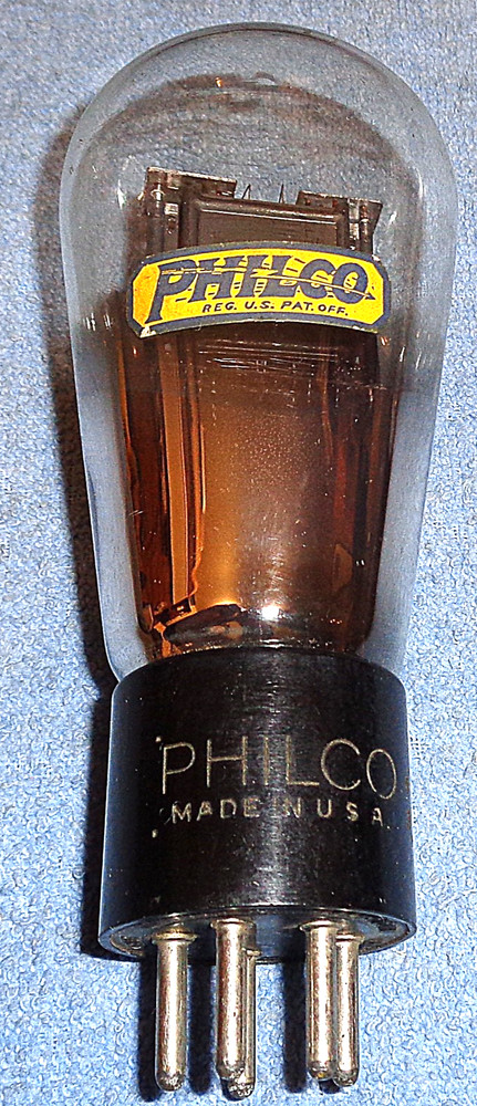 1 Philco Globe Style 47 Vacuum Tube – RARE 1933 Audio Pentode for Vintage Radios
