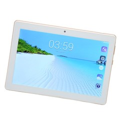 .›(Gold)8 Inch Tablet 6GB RAM 128GB ROM Dual SIM 4G LTE FHD Screen Dual