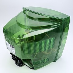 Zenith Transparent Jungle Green 13″ CRT Television Retro Gaming TV Prison Model