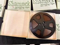 Lot of 7 Shamrock Ampex 051 1/4″ x 2250′ 1/2 MIL 7″ Tape Reels – Opera Content