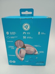 JLab Studio Wireless Bluetooth On Ear Headphones 30+ Hours Lilac Cloud Foam