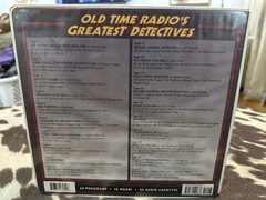 Great Old Time Radio’s Greatest Detectives, Set. 60 Programs, 30 Hours, 20 Tapes
