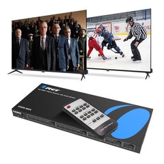 4K60Hz 4×2 HDMI 2.0 Matrix with Audio Extraction, HDCP 2.2/1.4, HDR (Dolby Vi…