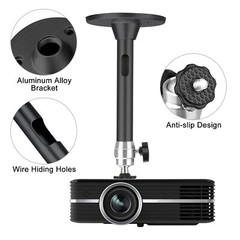 360° Rotatable Universal Wall Ceiling Mount Stand for Mini Projector DVR Camera