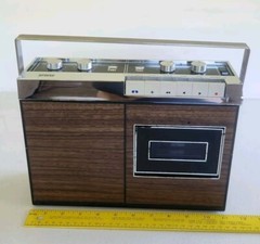 Vintage RCA YZD 560W Walnut Finish CASSETTE DECK RECORDER & Cord 2 Channel