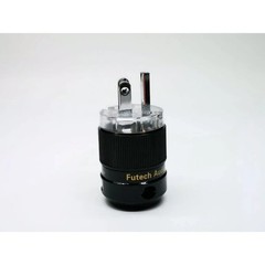 1Set Pure Copper Rhodium Hifi US AC Power Plug IEC Connector