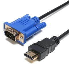 HDMI Male to VGA Male Converter Adapter 1080P Cable for PC Monitor HDTV Roku