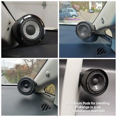 Focal Flax Evo PS165F3E, Aluminum Pods for Midrange Focal Flax Evo PS165F3E
