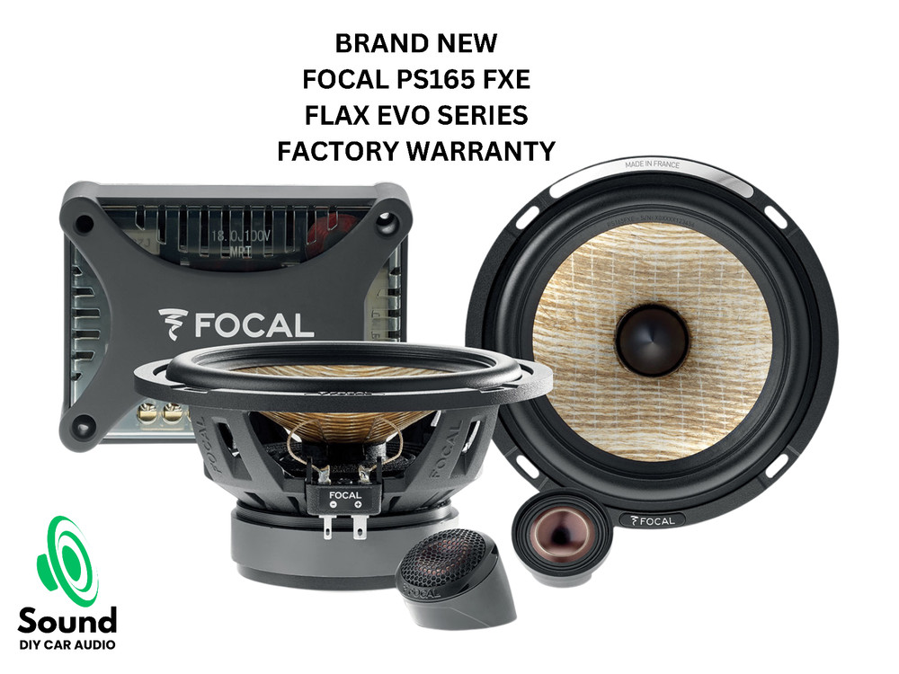 Focal PS165FXE – 6.5″ (16,5 CM) 2-Way Component Speaker Set FLAX EVO Series-WARR